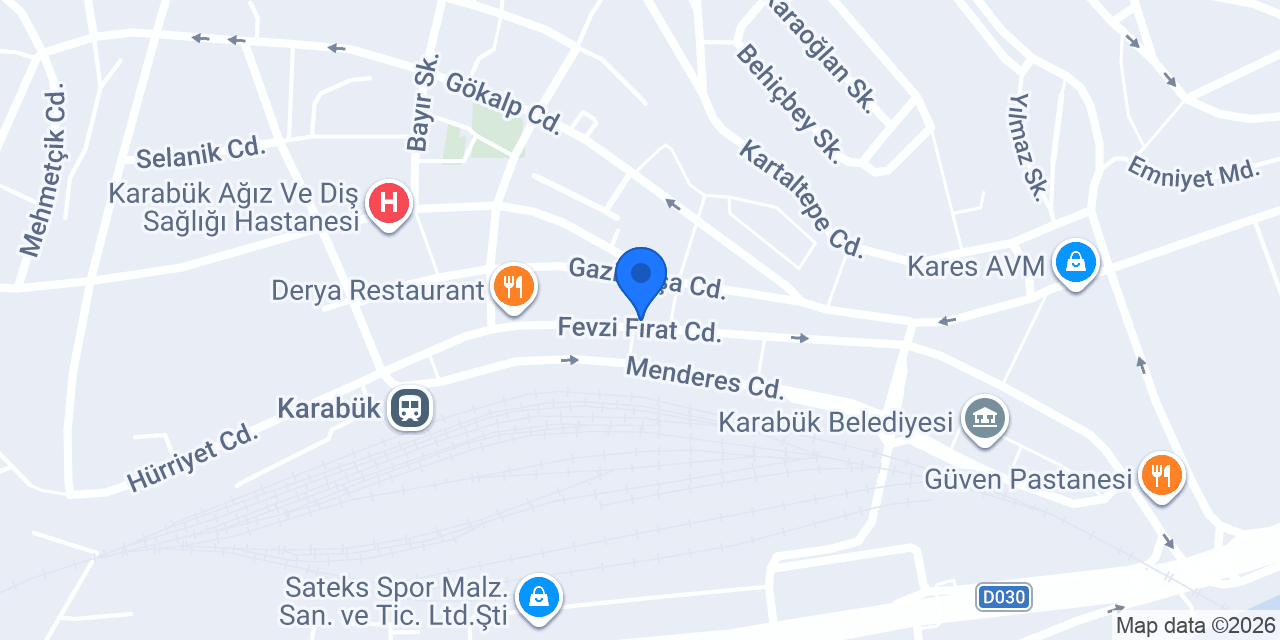 Yıldırım Tesisat konumu