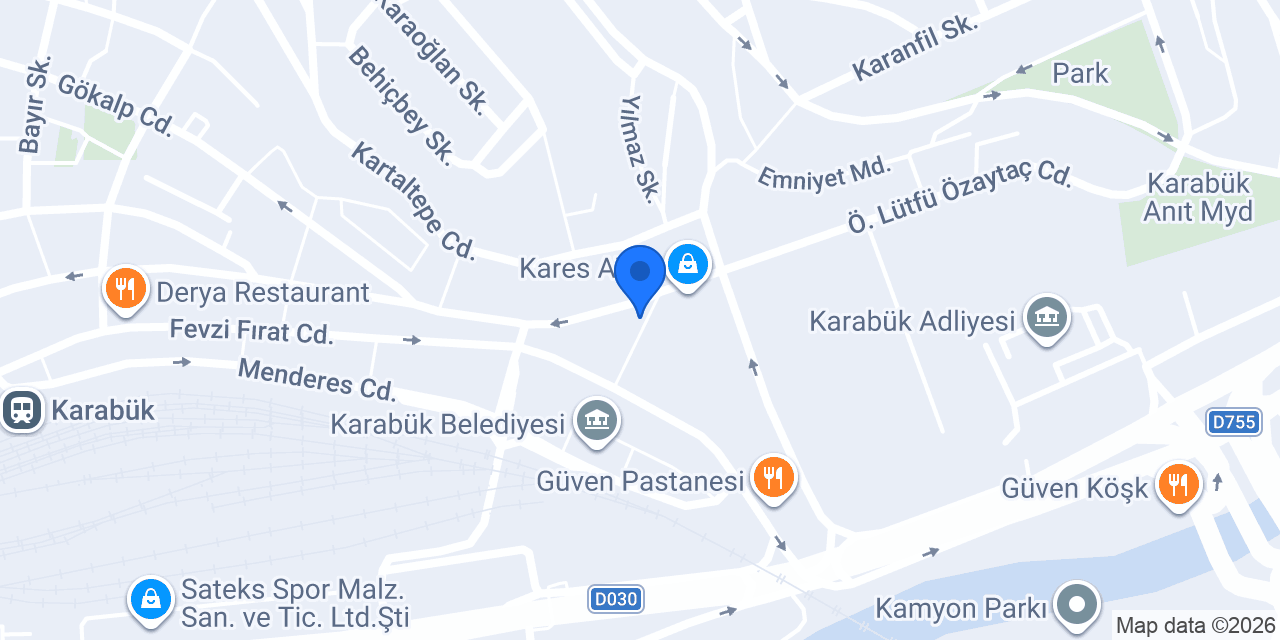 Kelebek Mobilya- Karabük konumu