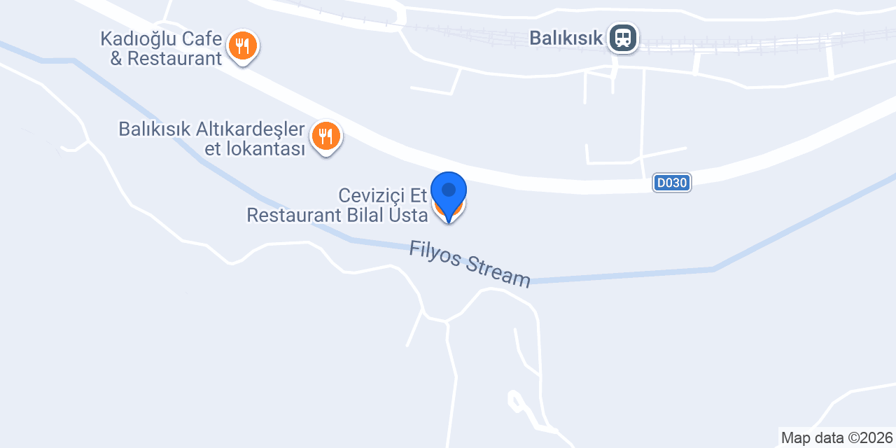 Ceviziçi Et Restaurant Bilal Usta konumu