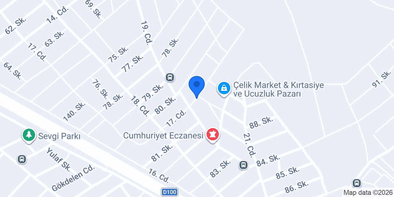 YILMAZLAR İNŞAAT konumu