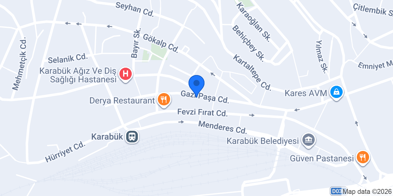 Coşkun Mobilya konumu