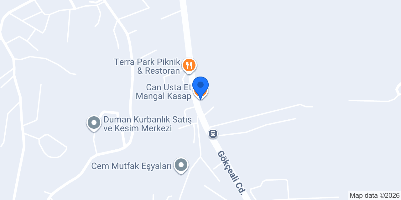 Can Usta Et Mangal Kasap konumu