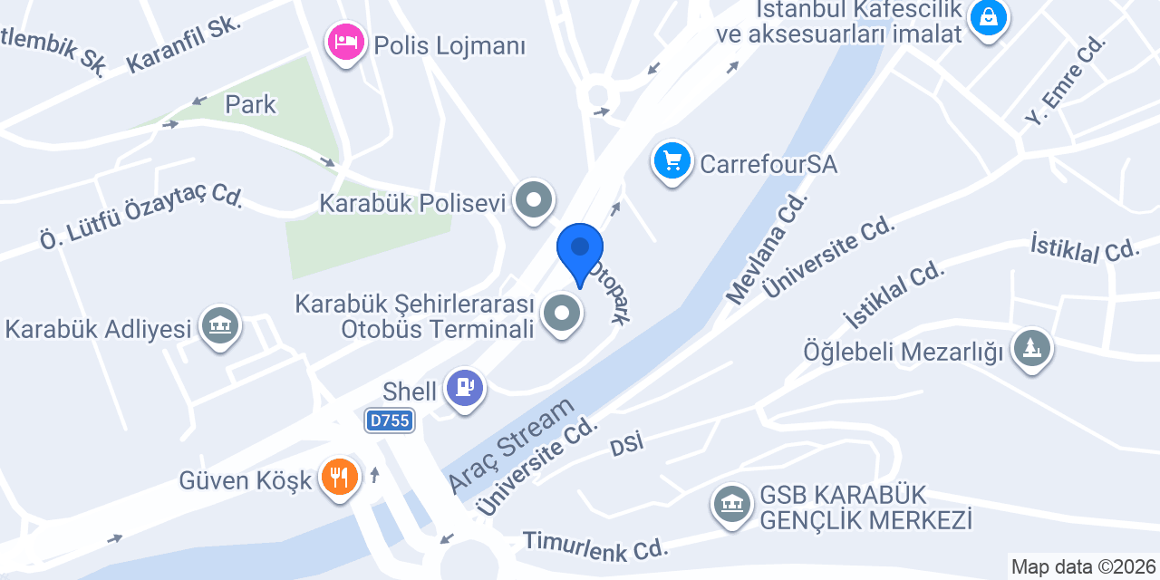 Petrol Ofisi konumu