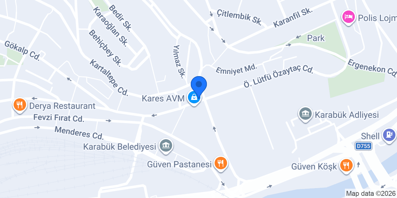 Ceylin çiçek evi konumu