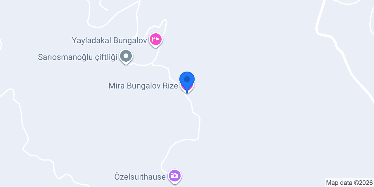 Mira Bungalov Rize konumu