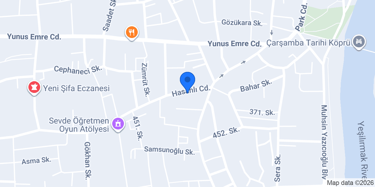 Damla Mobilya konumu