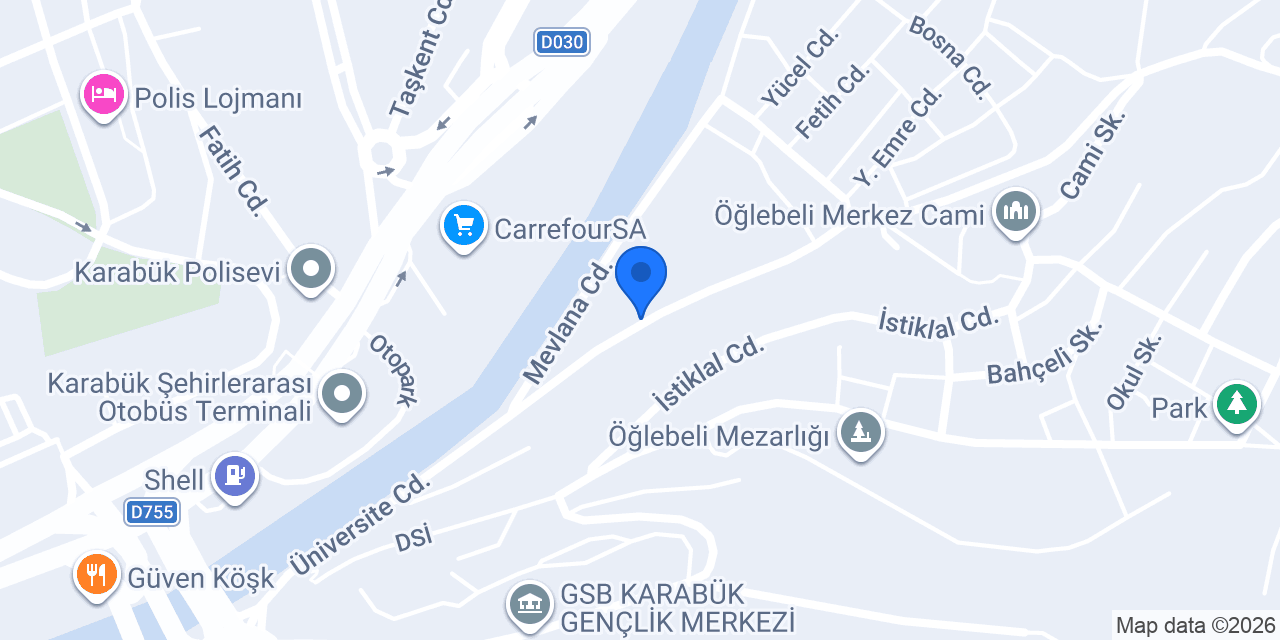 Kıvılcım Makina konumu