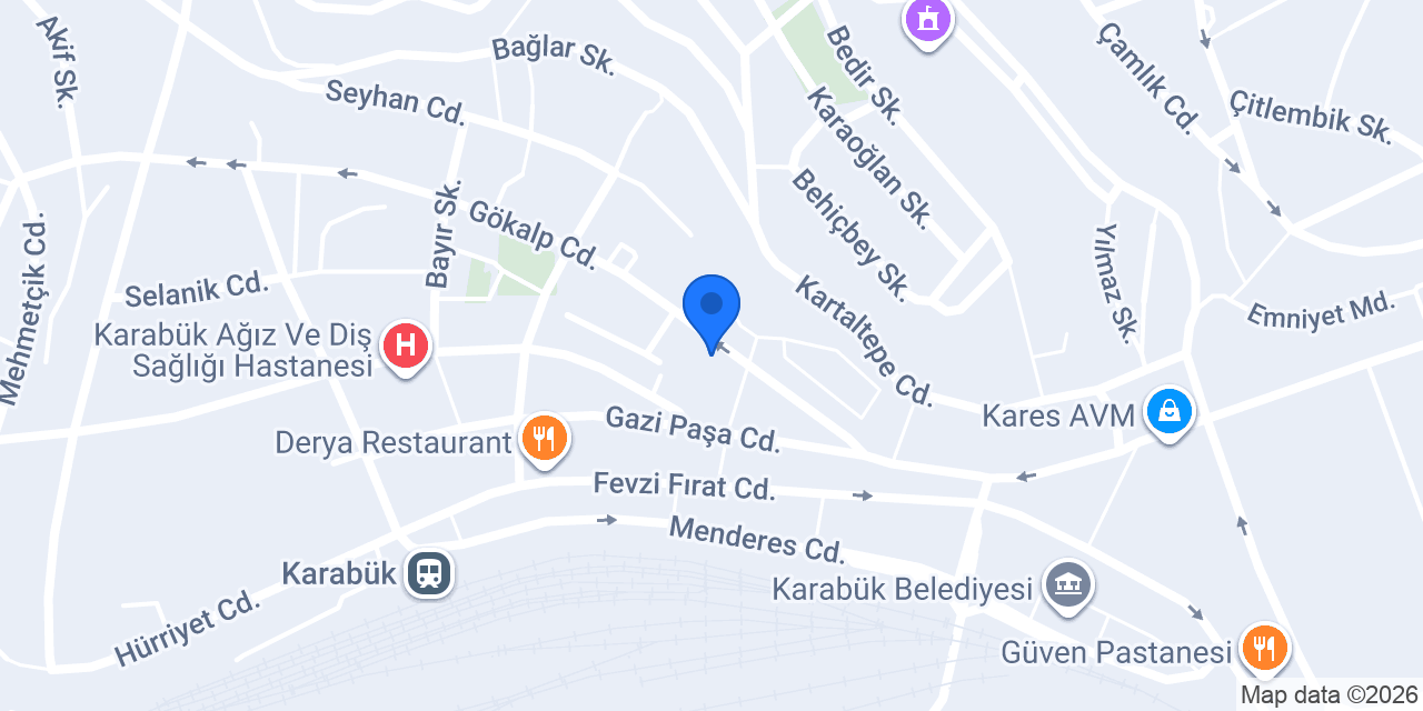 Öztürk Unlu Mamülleri konumu