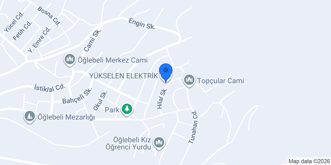 YÜKSELEN ELEKTRİK konumu