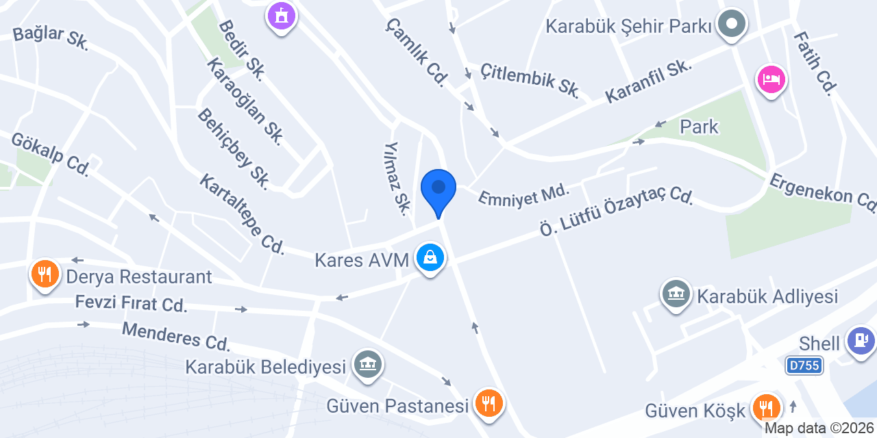 Oğuz Taksi konumu