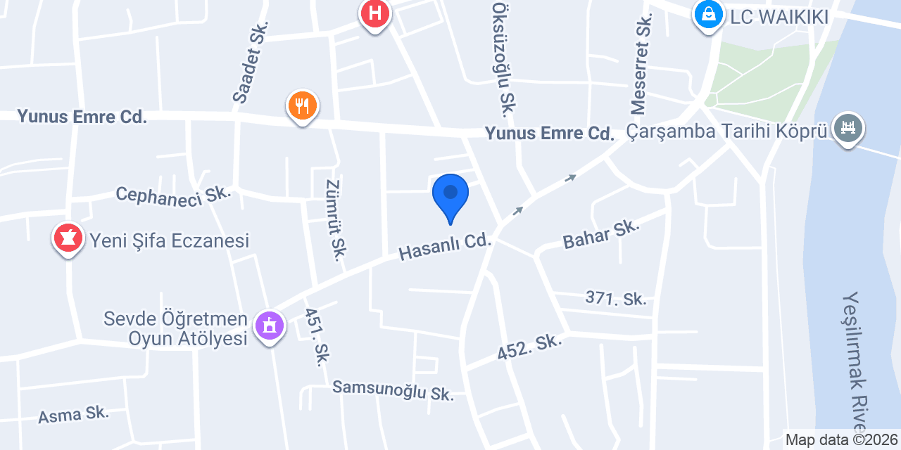 Diyetisyen Serra Özkefeli konumu