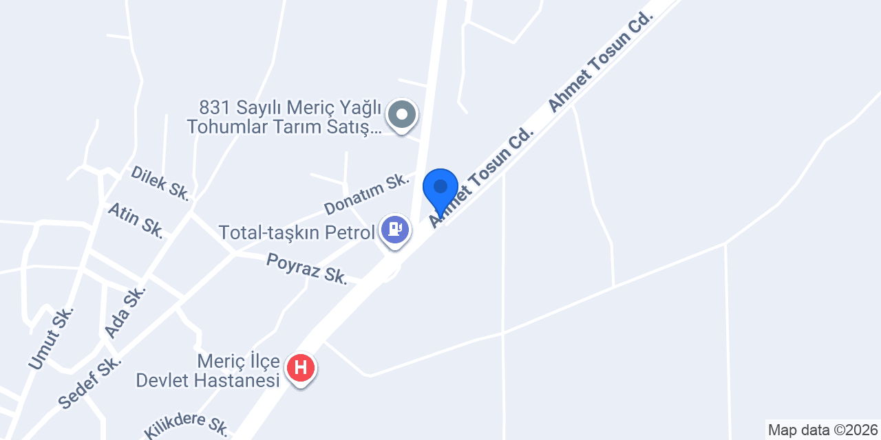 Meriç Çok Programlı Lisesi konumu