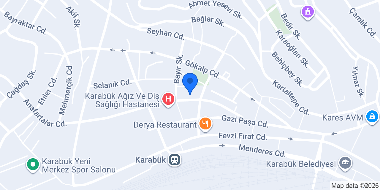 Karacaoğlan Kitap Kırtasiye konumu