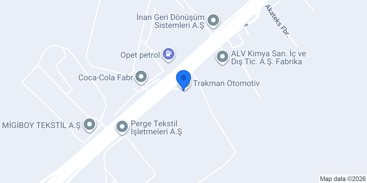 TRAKMAN OTOMOTİV konumu