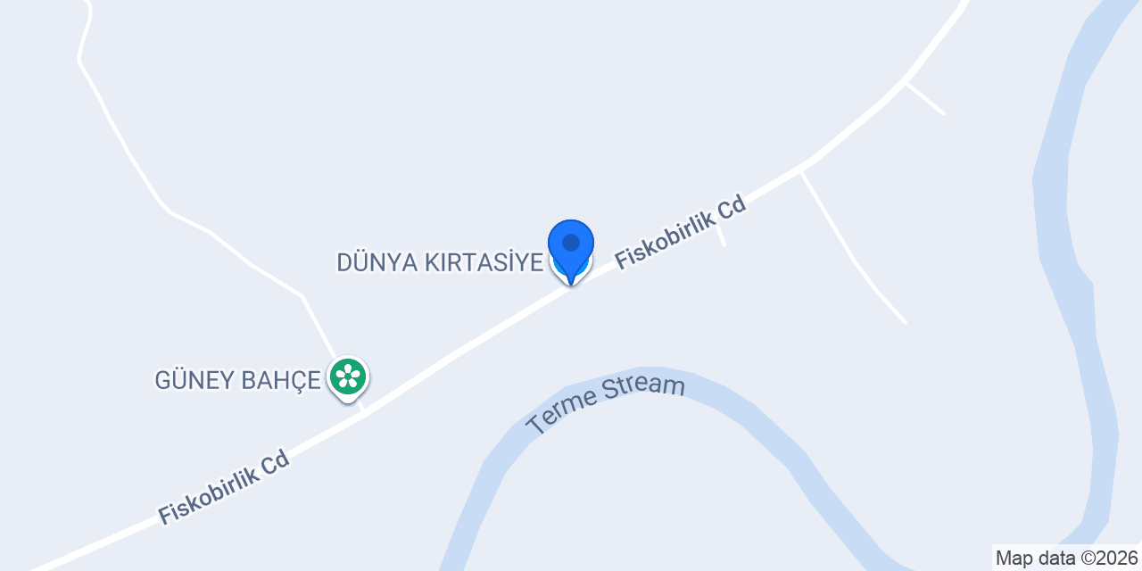DÜNYA KIRTASİYE konumu
