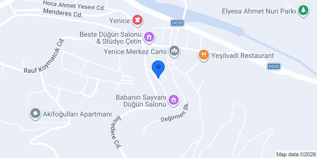 Halkbank Yenice Şubesi konumu