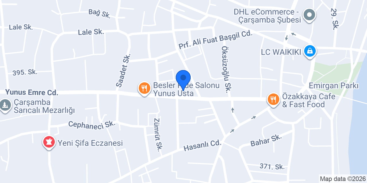 ESREF USTA DONDURMA&CAFE konumu