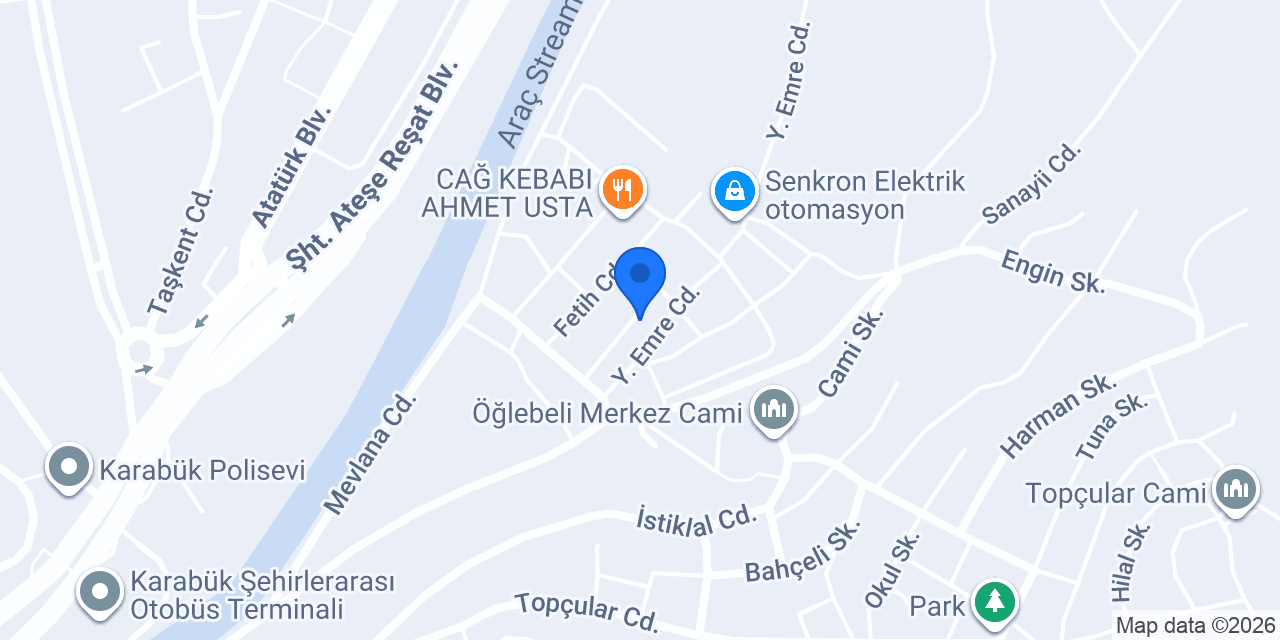 Arslan Saz Evi konumu