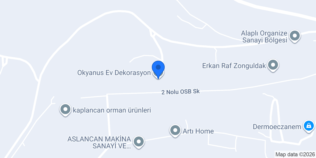 Okyanus Ev Dekorasyon konumu