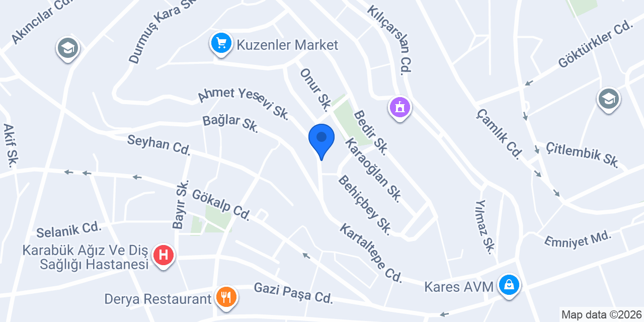 Kartaltepe İlkokulu konumu