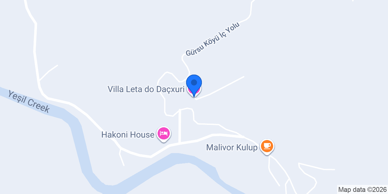 Villa Leta do Daçxuri konumu