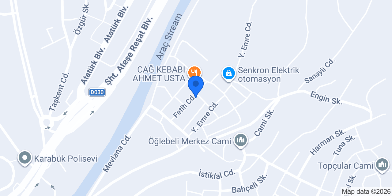 Özen İş Parke konumu