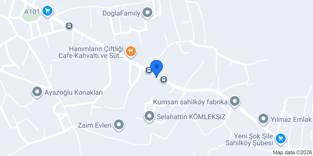 Sahilköy Börekçisi konumu
