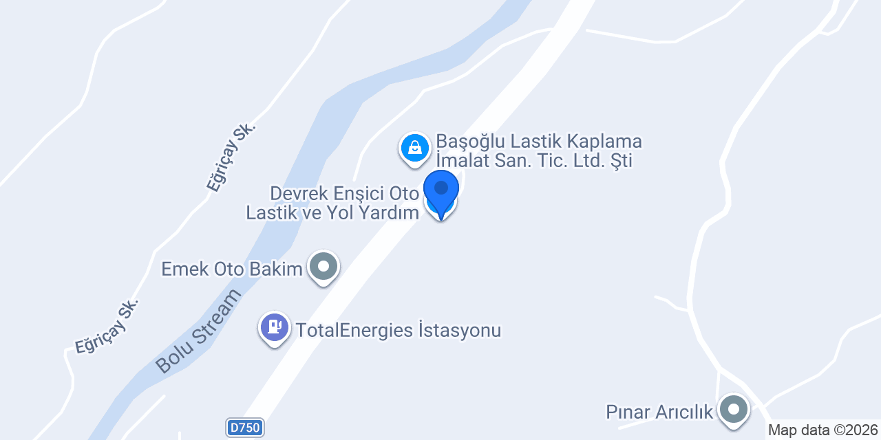 Devrek Enşici Oto Lastik ve Yol Yardım konumu