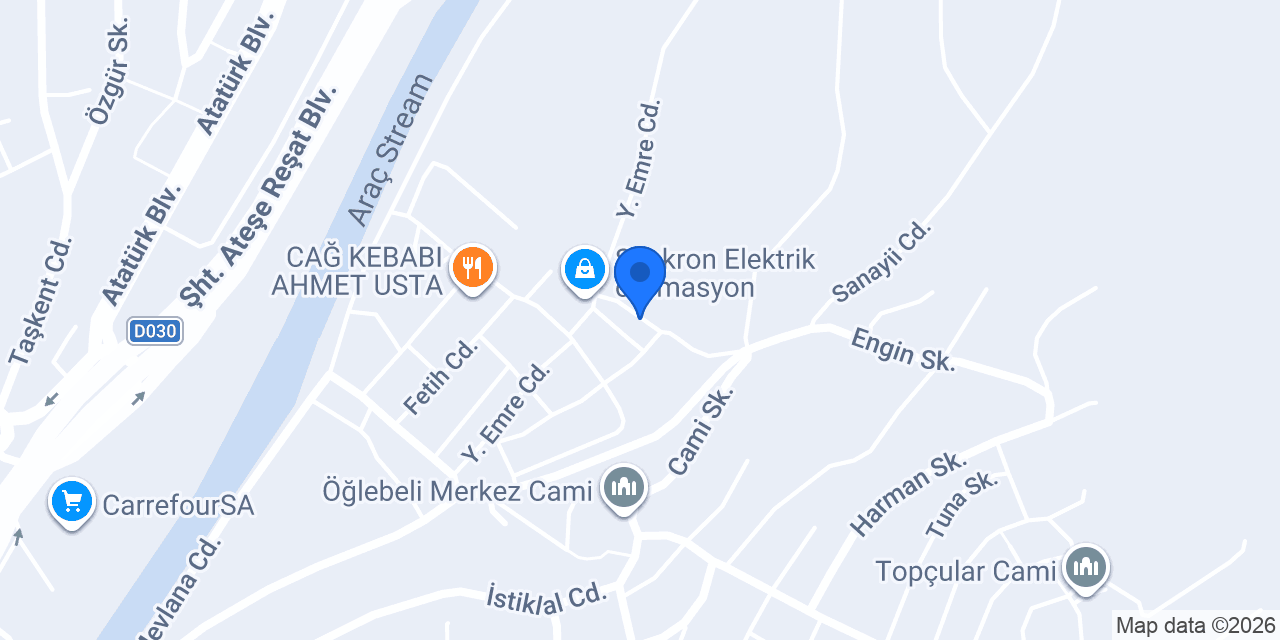 Karabük Gökçe Yapı Dekor konumu