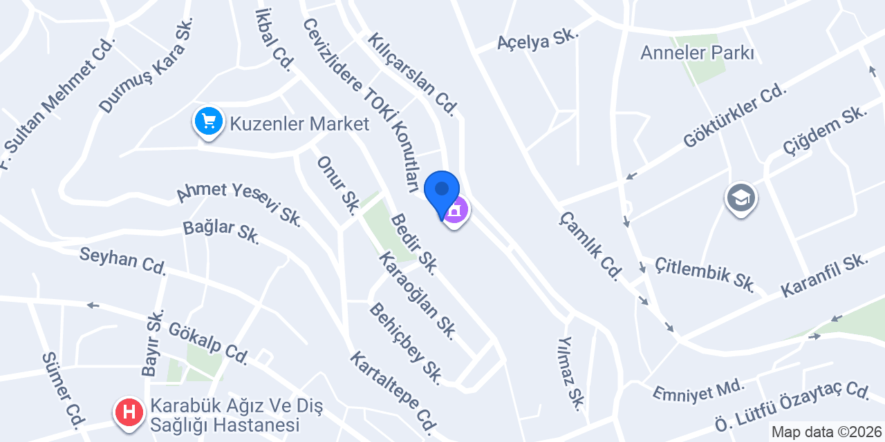 ÇINAR OTOPARK ve YIKAMA konumu