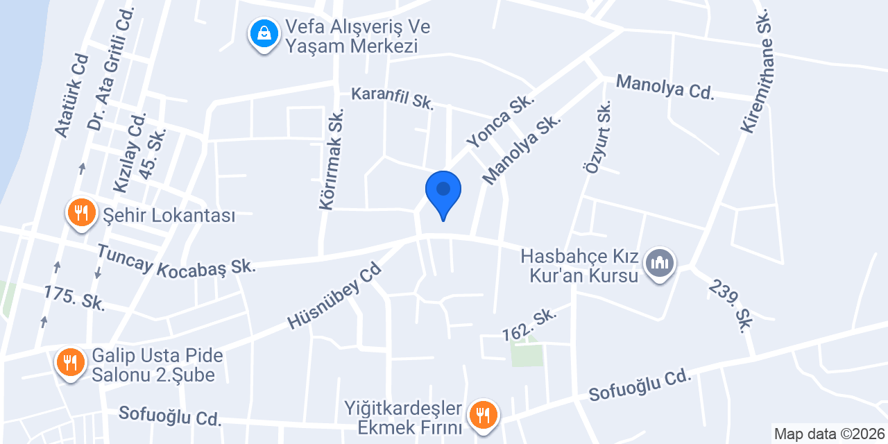 HAS PİDE konumu
