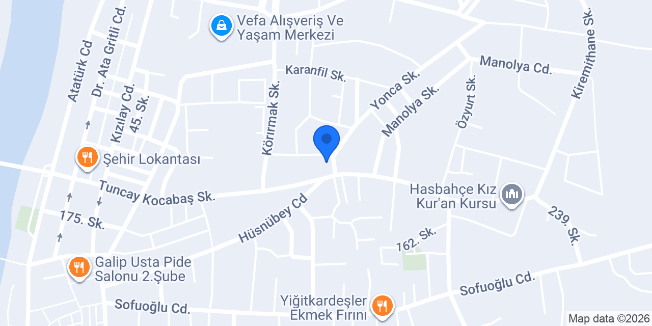 Özay İnşaat konumu