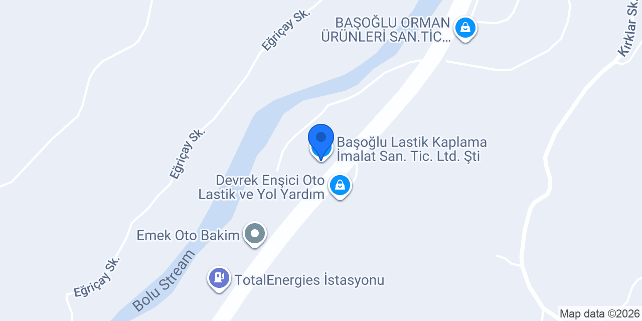 Başoğlu Lastik Kaplama İmalat San. Tic. Ltd. Şti konumu