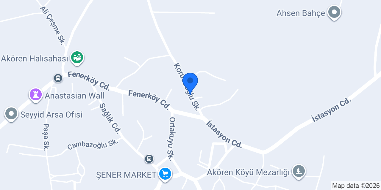 Korucuoğlu Çiftliği konumu