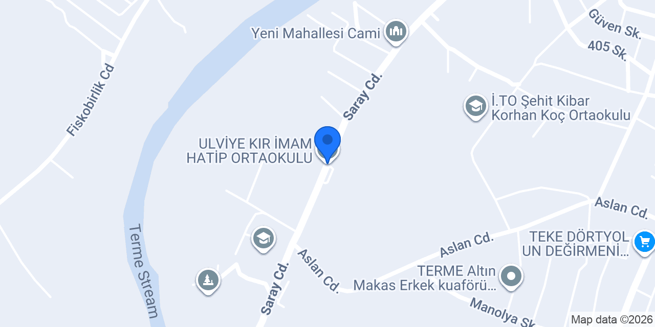 ULVİYE KIR İMAM HATİP ORTAOKULU konumu