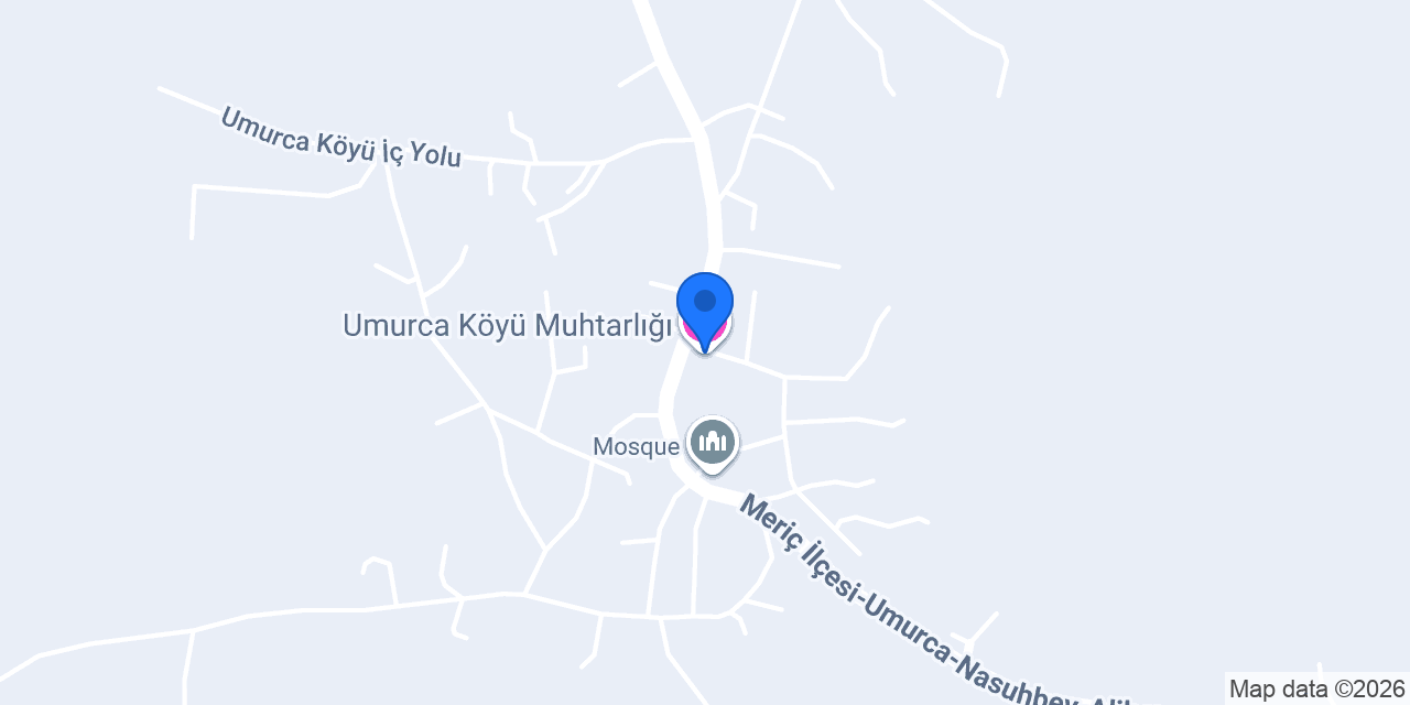 Umurca Köyü Muhtarlığı konumu