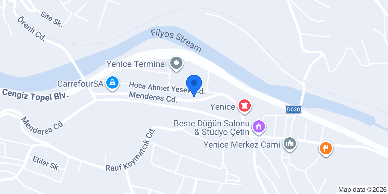 Berberoğlu Market konumu