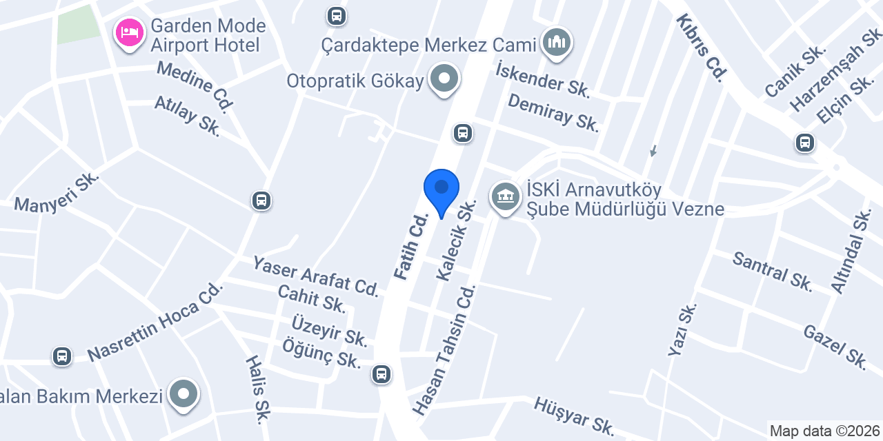 Arnavutköy Veteriner (Tınaz) konumu