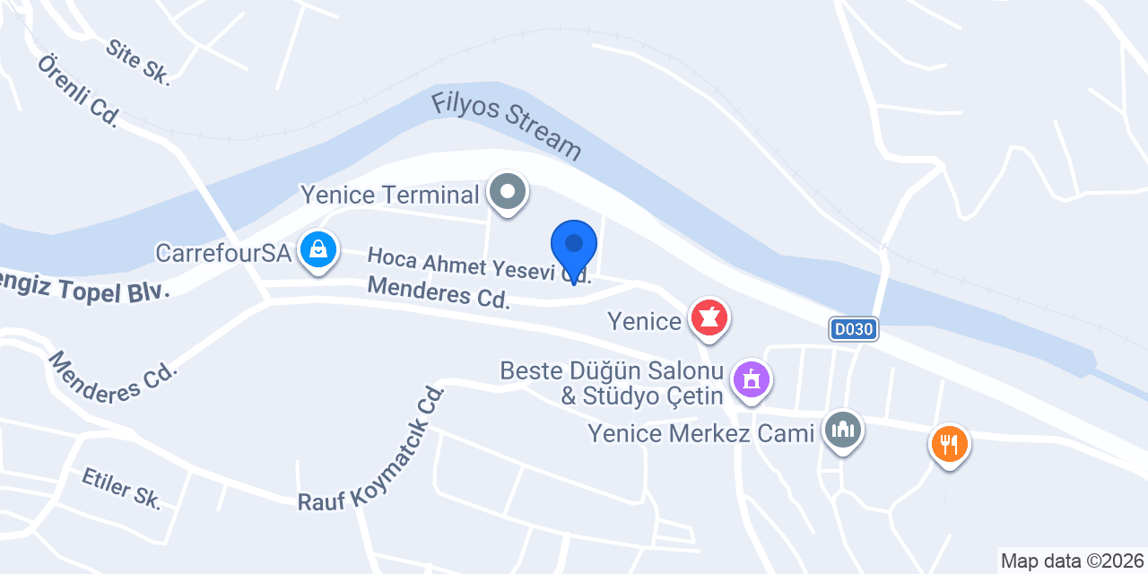 Çalıkuşu Yenice konumu