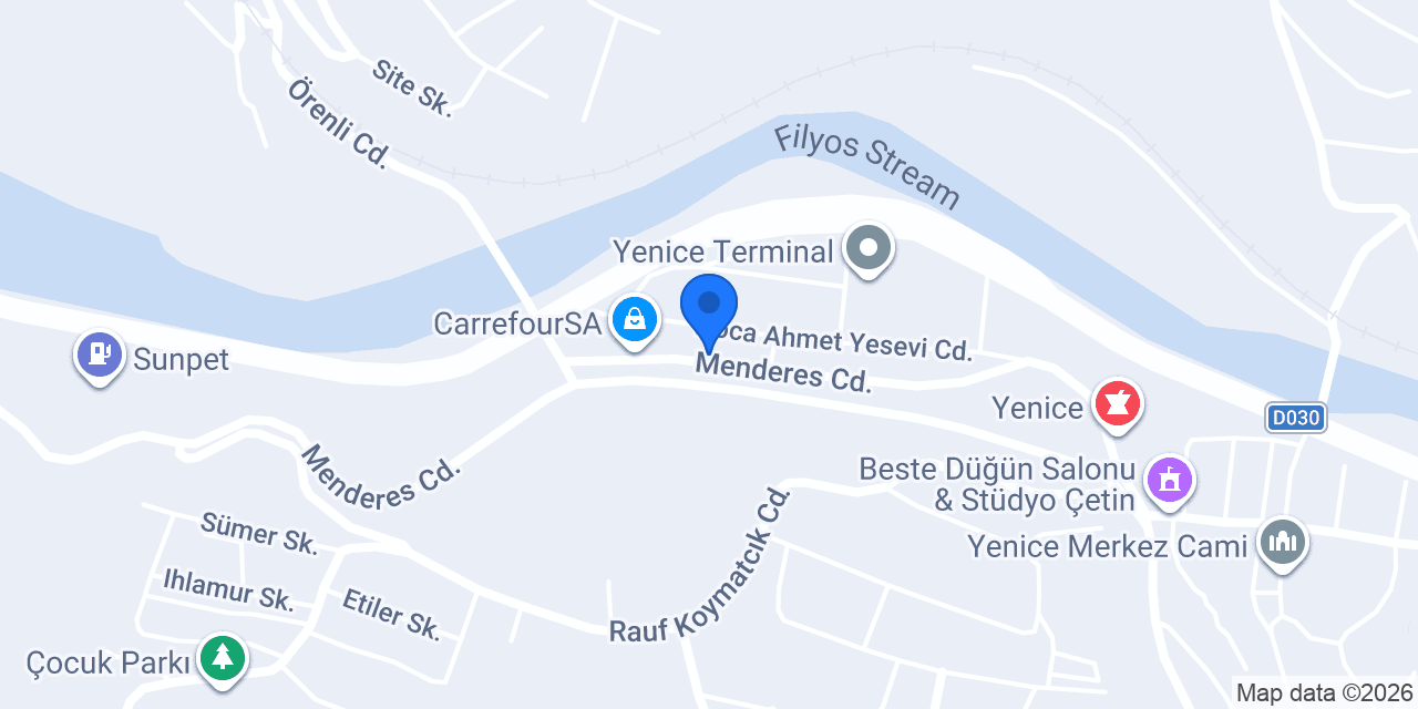 Yenorsan İnşaat Malzemeleri konumu