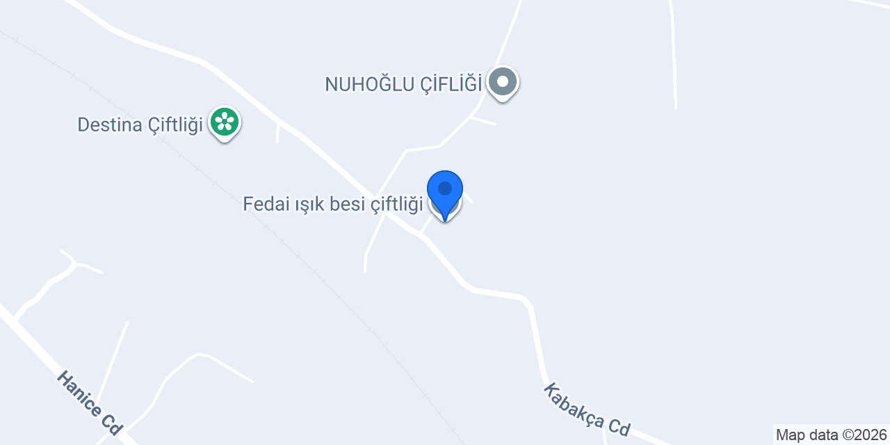 Fedai ışık besi çiftliği konumu
