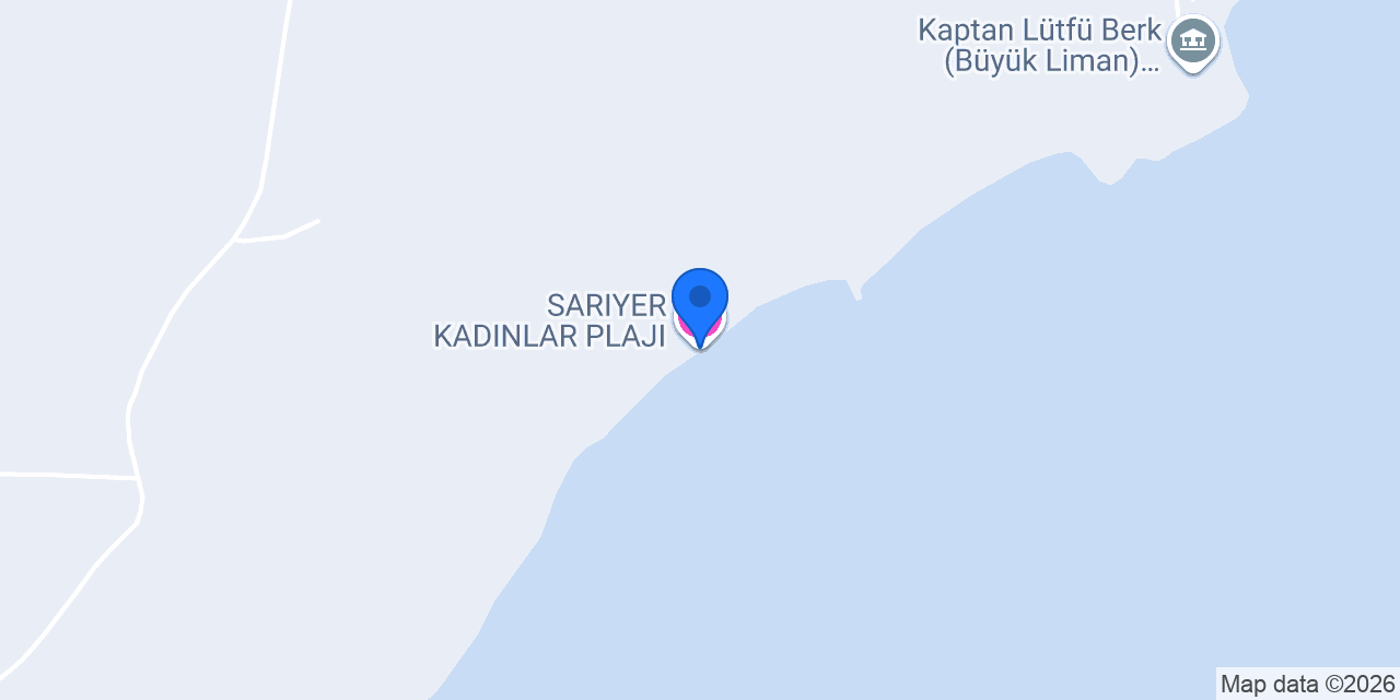 SARIYER KADINLAR PLAJI konumu