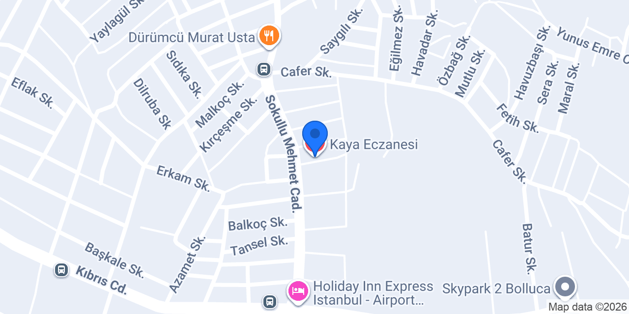 Kaya Eczanesi konumu
