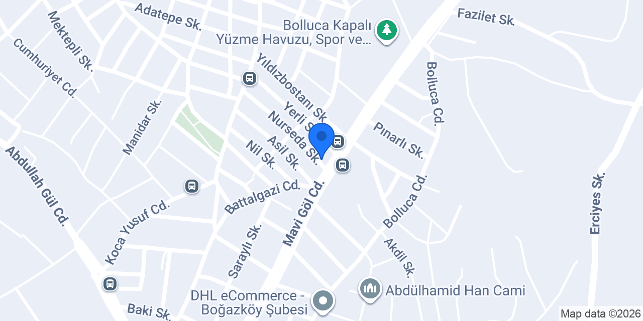Bolluca Veteriner Kliniği konumu