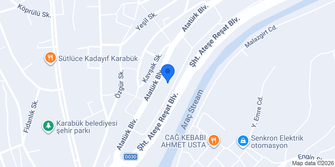 Özde Reklam ve Tabela konumu