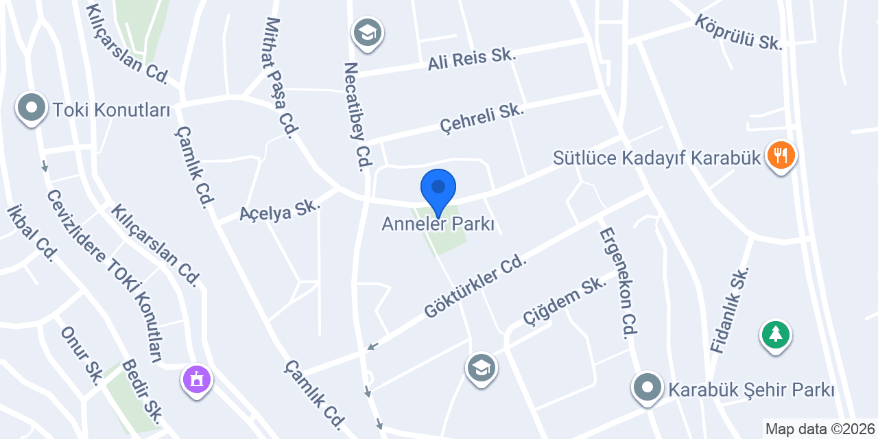 Anneler Parkı konumu