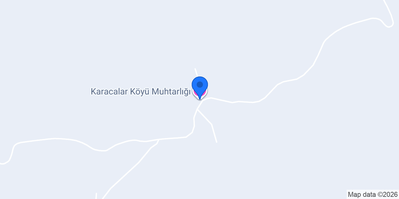 Karacalar Köyü Muhtarlığı konumu