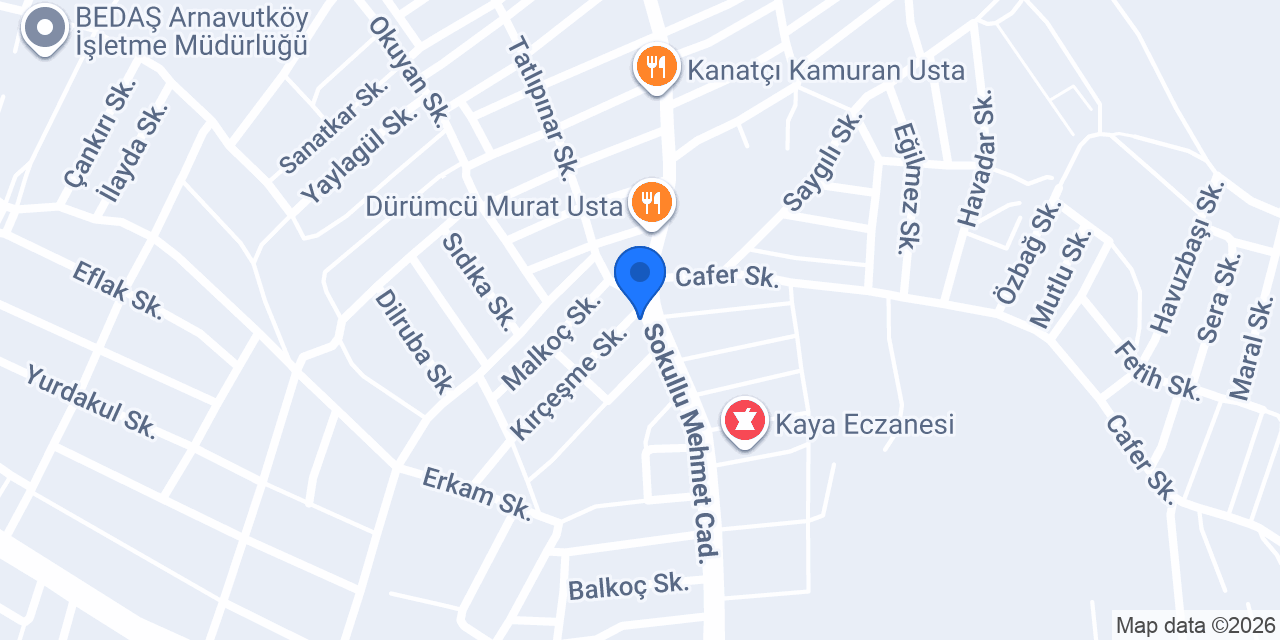 Marshall - Şahin Ticaret konumu