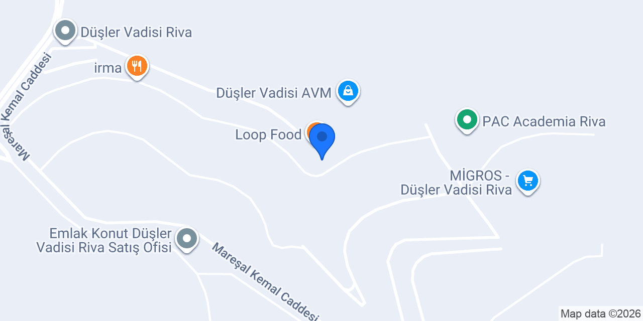 DÜŞLER KASABI RİVA konumu