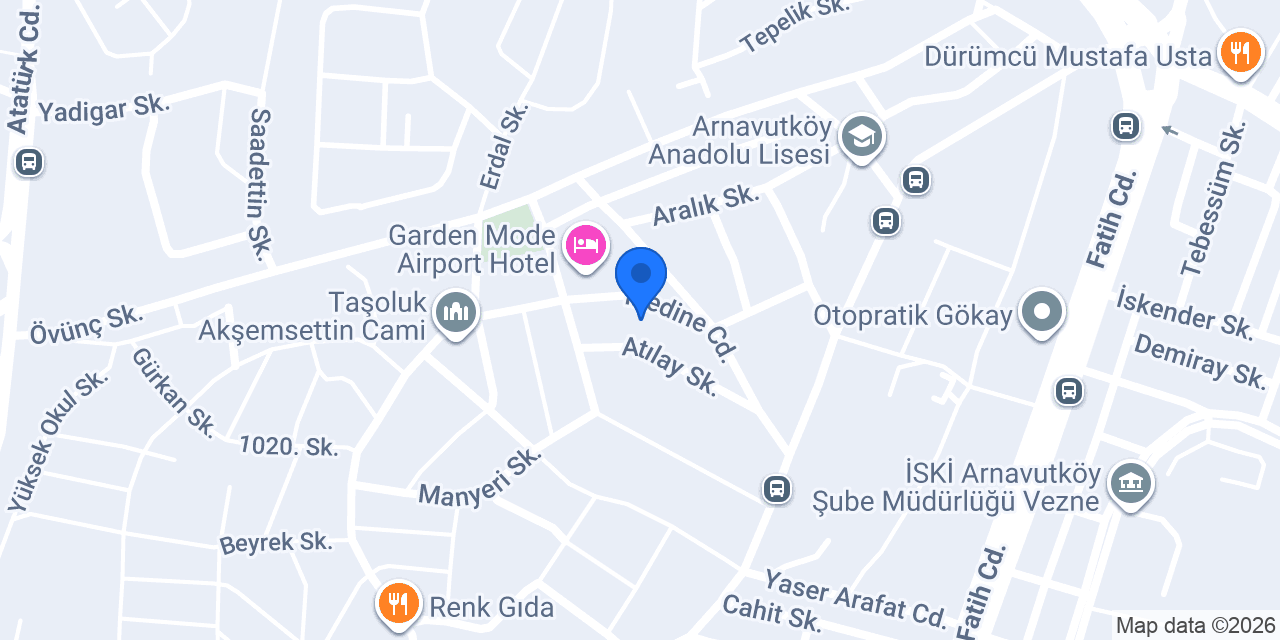 Saray Sedir Atölye konumu